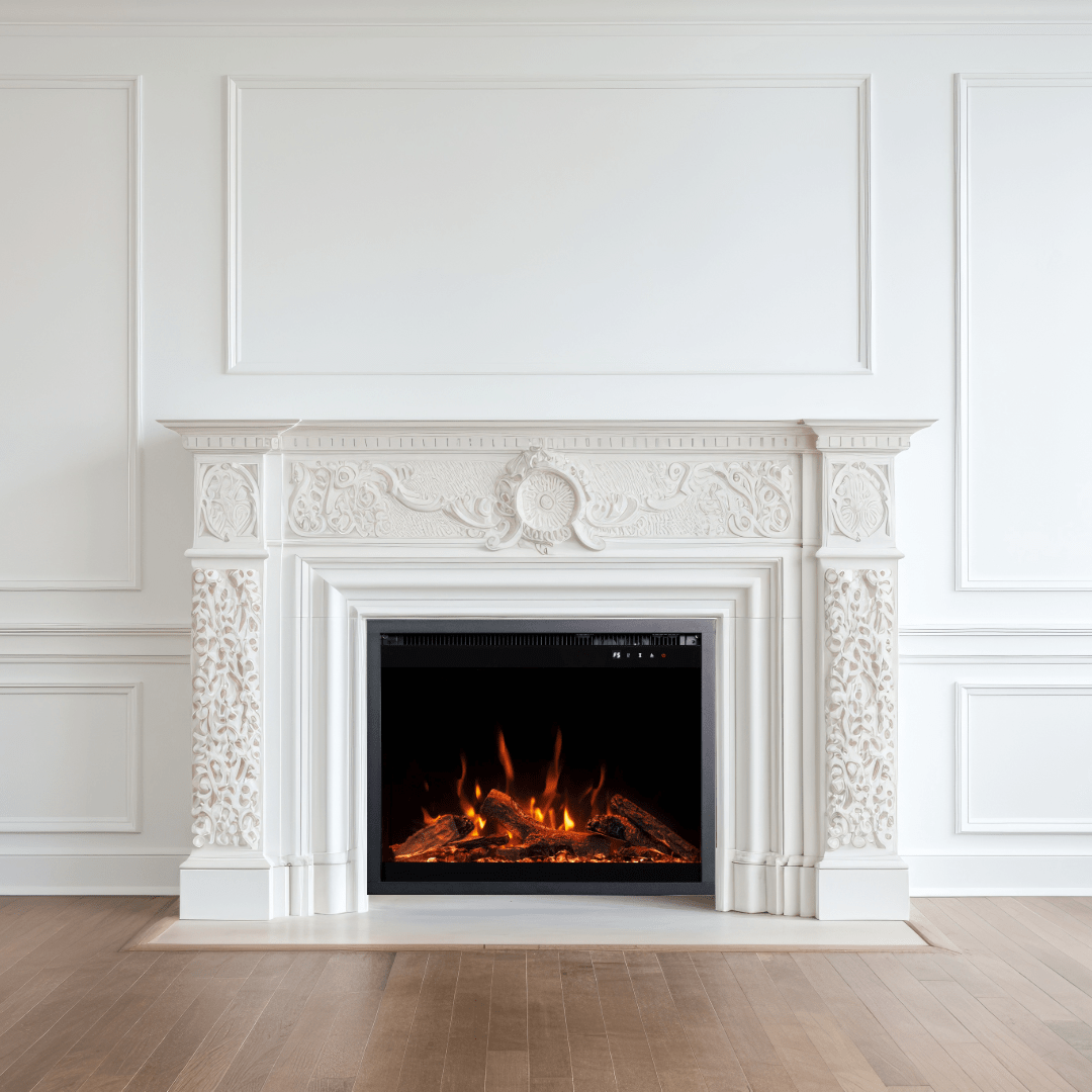 Touchstone Fireplug Pro electric fireplace room setting image