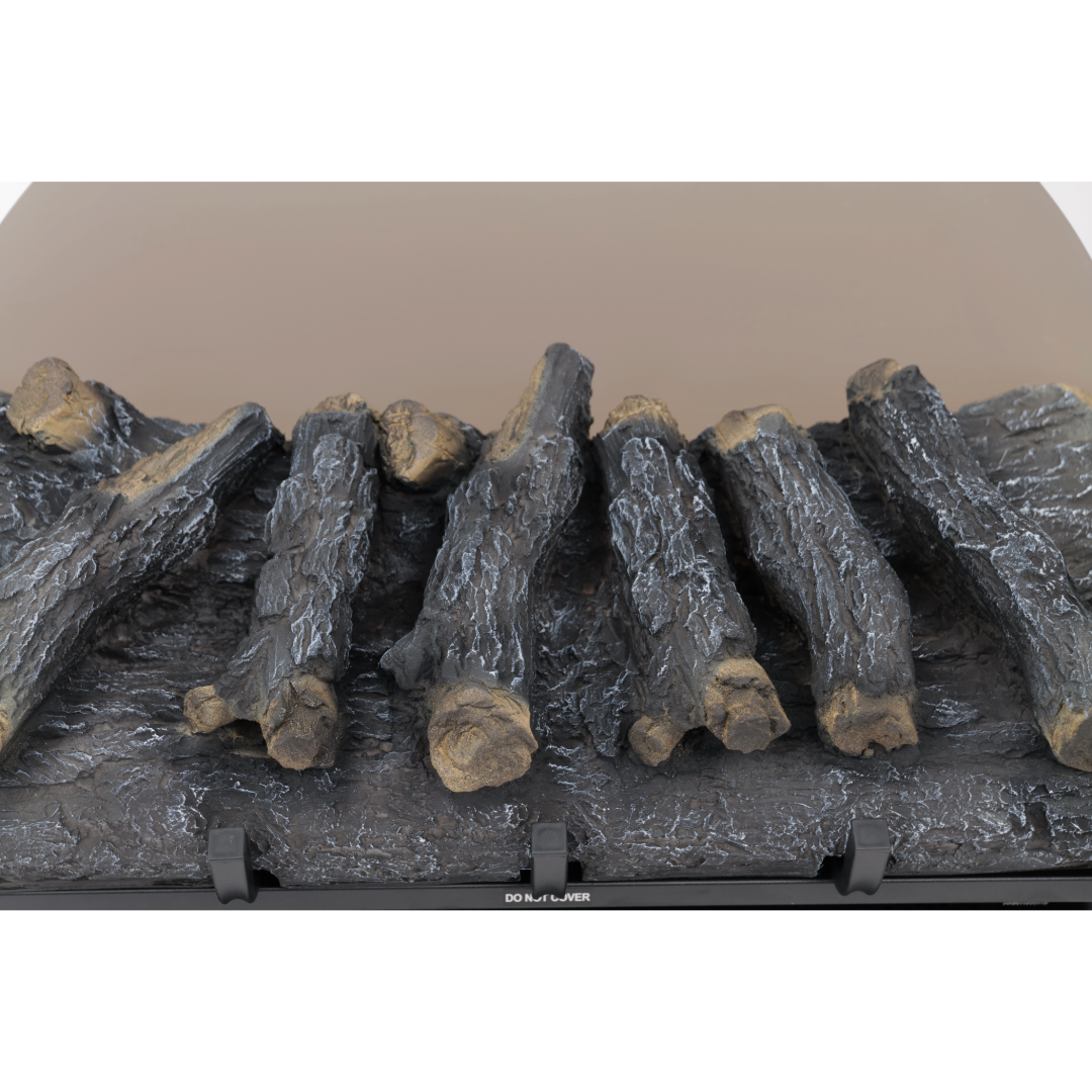 Touchstone 80074 27 inch Burnbrite Electric Log Set log set close up.