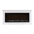Touchstone Sideline Elite 50 inch surround mantel and fireplace turned off , on a white background