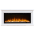 Touchstone Sideline Elite 50 inch surround mantel and fireplace straight on on a white background