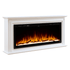Touchstone Sideline Elite 50 inch surround mantel and fireplace angled on a white background