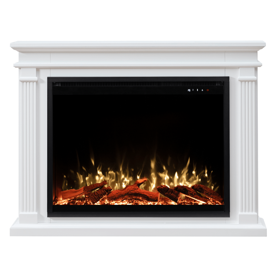 Touchstone Fireplug and Encase Surround Mantel 90015 on white