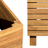 Calena Cube Outdoor Teak Planter