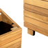 Calena Tall Outdoor Teak Planter