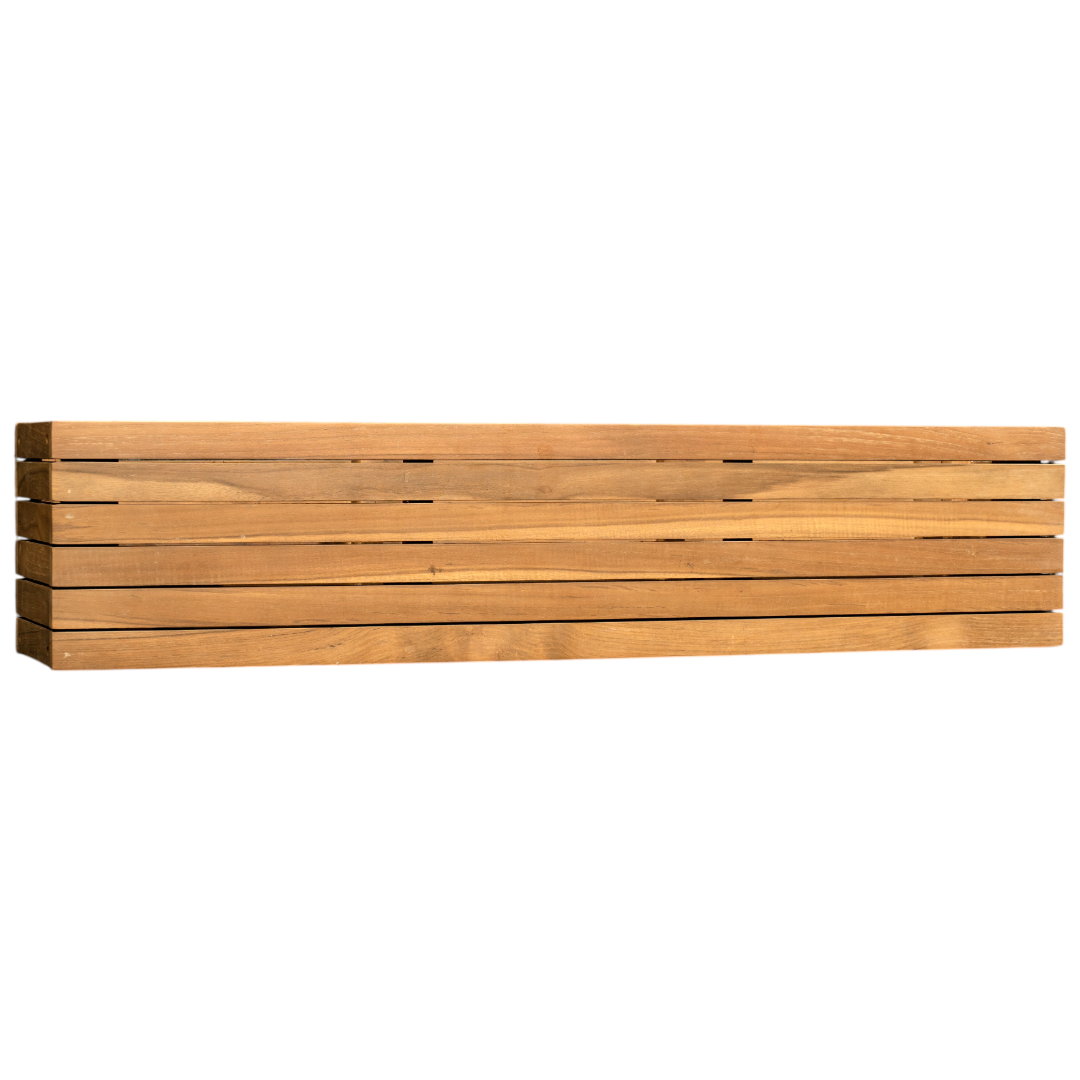 Calena Long Outdoor Teak Planter