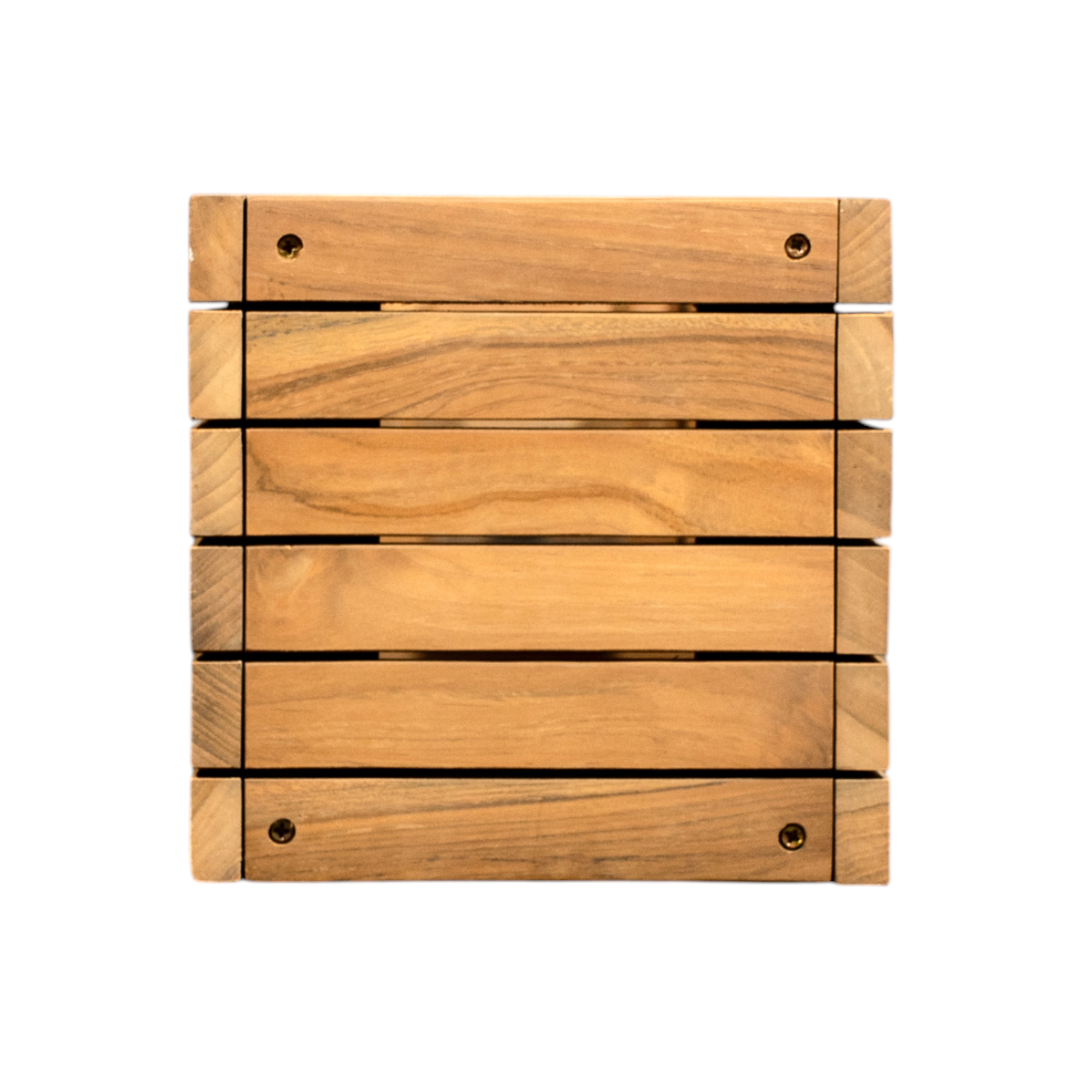 Calena Long Outdoor Teak Planter