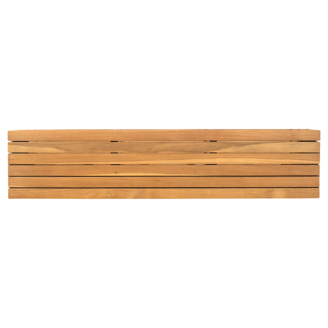 Calena Long Outdoor Teak Planter