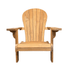 Touchstone Ayenya Teak Adirondack chair on white
