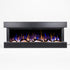 Chesmont White 80033 Wall Mount 3-Sided Smart Electric Fireplace