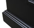 Showroom Model Elevate 72011 Black TV Lift Cabinet bottom corner shot  - Touchstone Home Products, Inc.