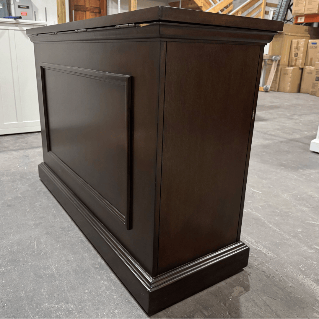 Touchstone Smart TV Lift Cabinet - Showroom Unit photographed in the warehouse - Model 75008 Mini Elevate