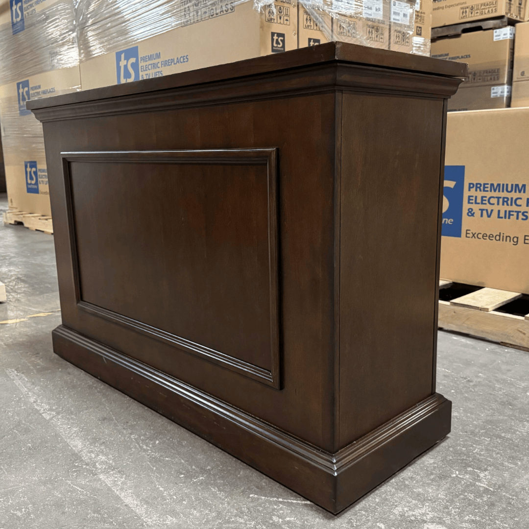 Touchstone Smart TV Lift Cabinet - Showroom Unit photographed in the warehouse - Model 75008 Mini Elevate