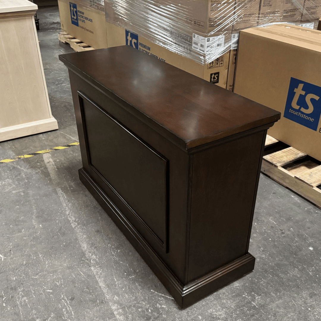 Touchstone Smart TV Lift Cabinet - Showroom Unit photographed in the warehouse - Model 75008 Mini Elevate