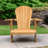 Touchstone Ayenya Teak Adirondack chair outdoor setting