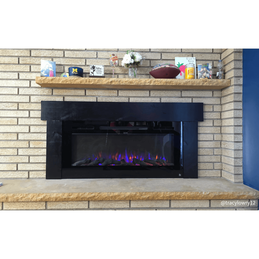 Touchstone Sideline 45 Inch Recessed Smart Electric Fireplace Touchstone Sideline 45 Inch Recessed Smart Electric Fireplace