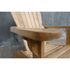 Touchstone Ayenya Teak Adirondack chair close up shot