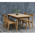 Touchstone Teak Eluna Chair shown with full Eluna set