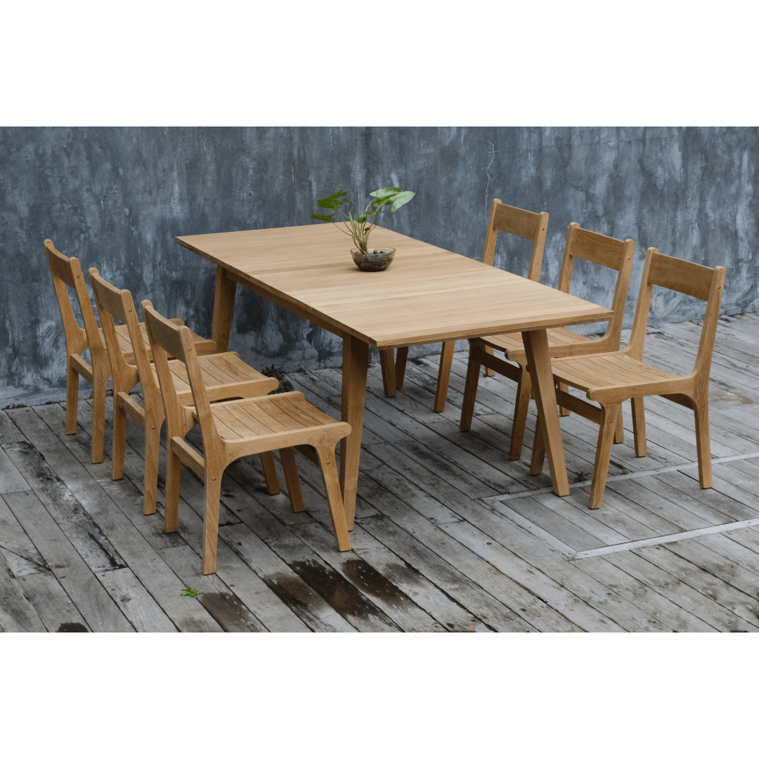 Touchstone Teak Eluna Table lifestyle photo