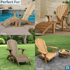Touchstone Ayenya Teak Adirondack chair infographic