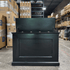 Black Elevate TV Lift Cabinet showroom unit photographed in the warehouse.