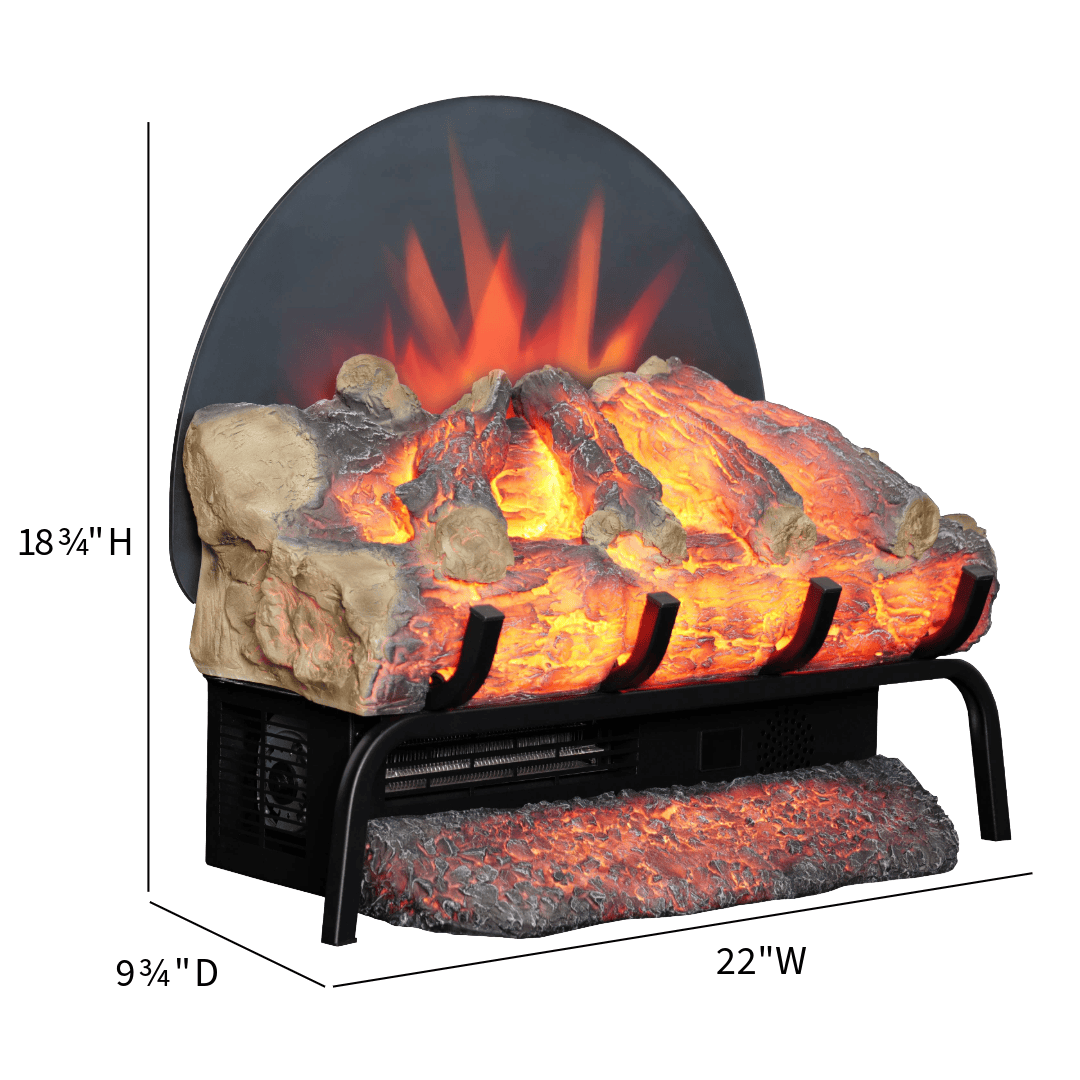 Touchstone BurnBrite 22 Inch Freestanding Smart Electric Log Touchstone BurnBrite 22 Inch Freestanding Smart Electric Log