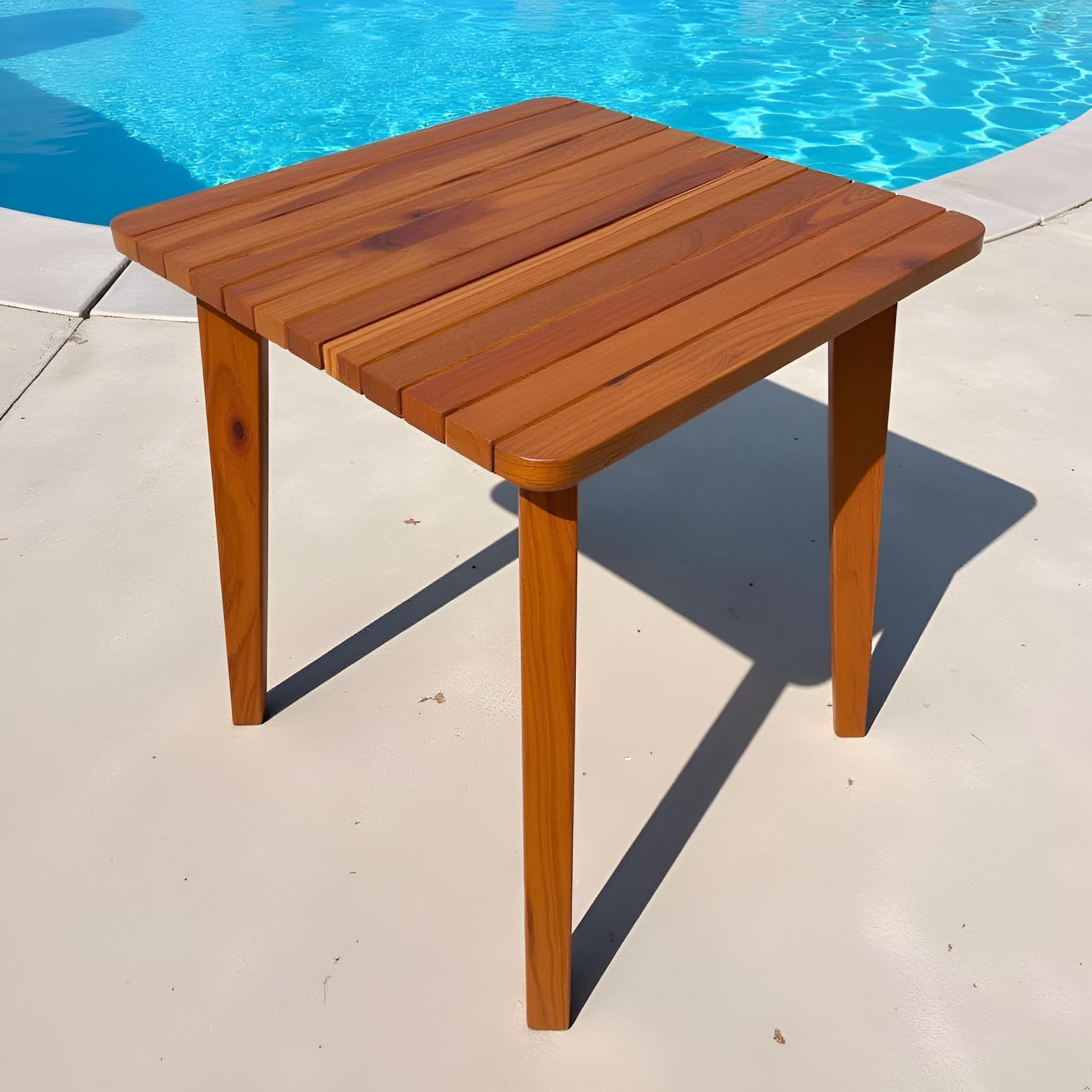 Touchstone Calena Outdoor Side Table lifestyle image