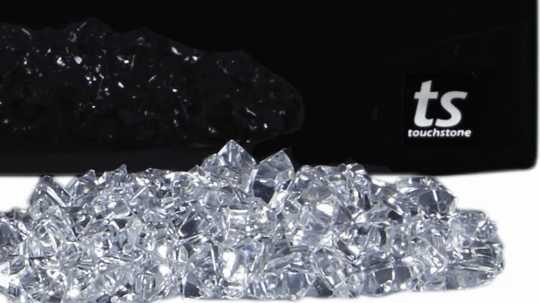 Clear Fireplace Crystals