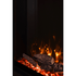 Fireplug driftwood and ember close up photo
