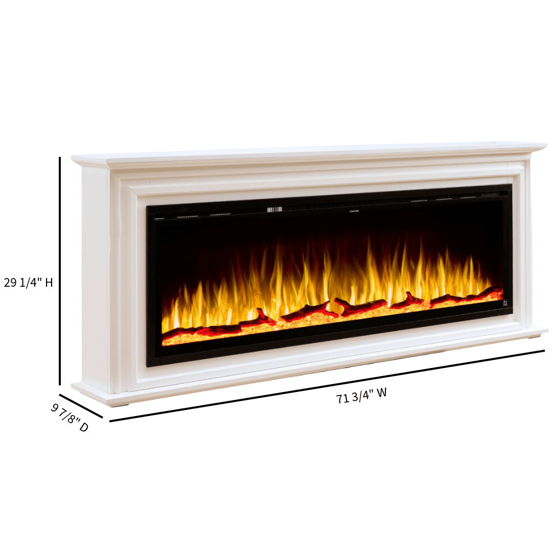 Touchstone 90014 Elite 60 inch encase surround mantel dimensional graphic