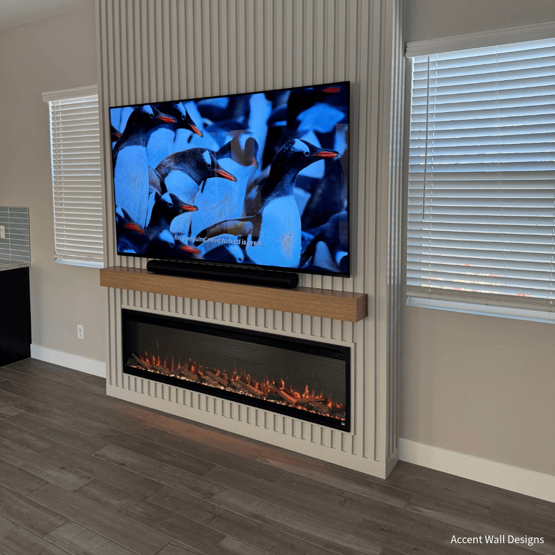 Sideline Elite Pro 72-inch Smart Electric Fireplace 80059