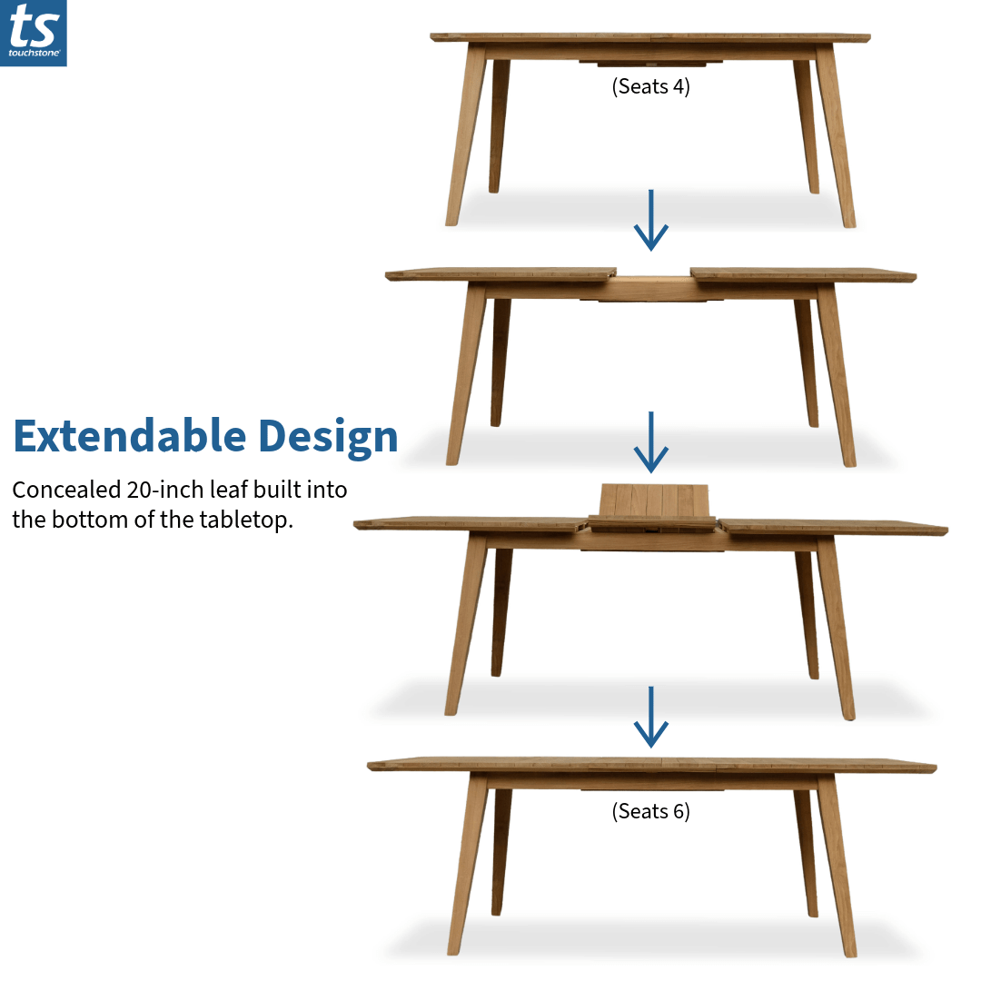 Touchstone Teak Eluna Table graphic