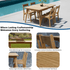Eluna Dining Set features infographic