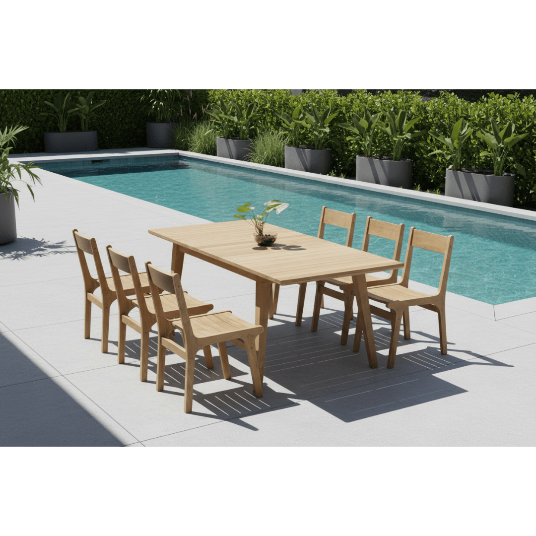 Eluna Teak Outdoor Dining Set
