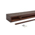 Espresso Touchstone Encase Floating Mantel detail shot