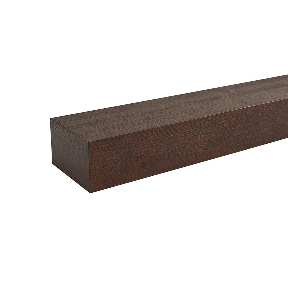 Espresso Touchstone Encase Floating Mantel close up shot