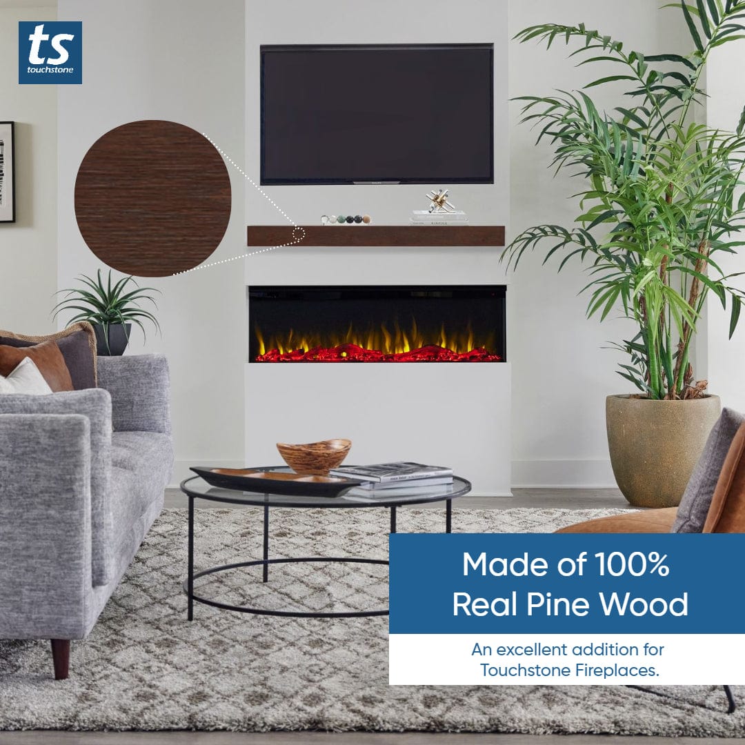 Espresso Touchstone Encase Floating Mantel graphic