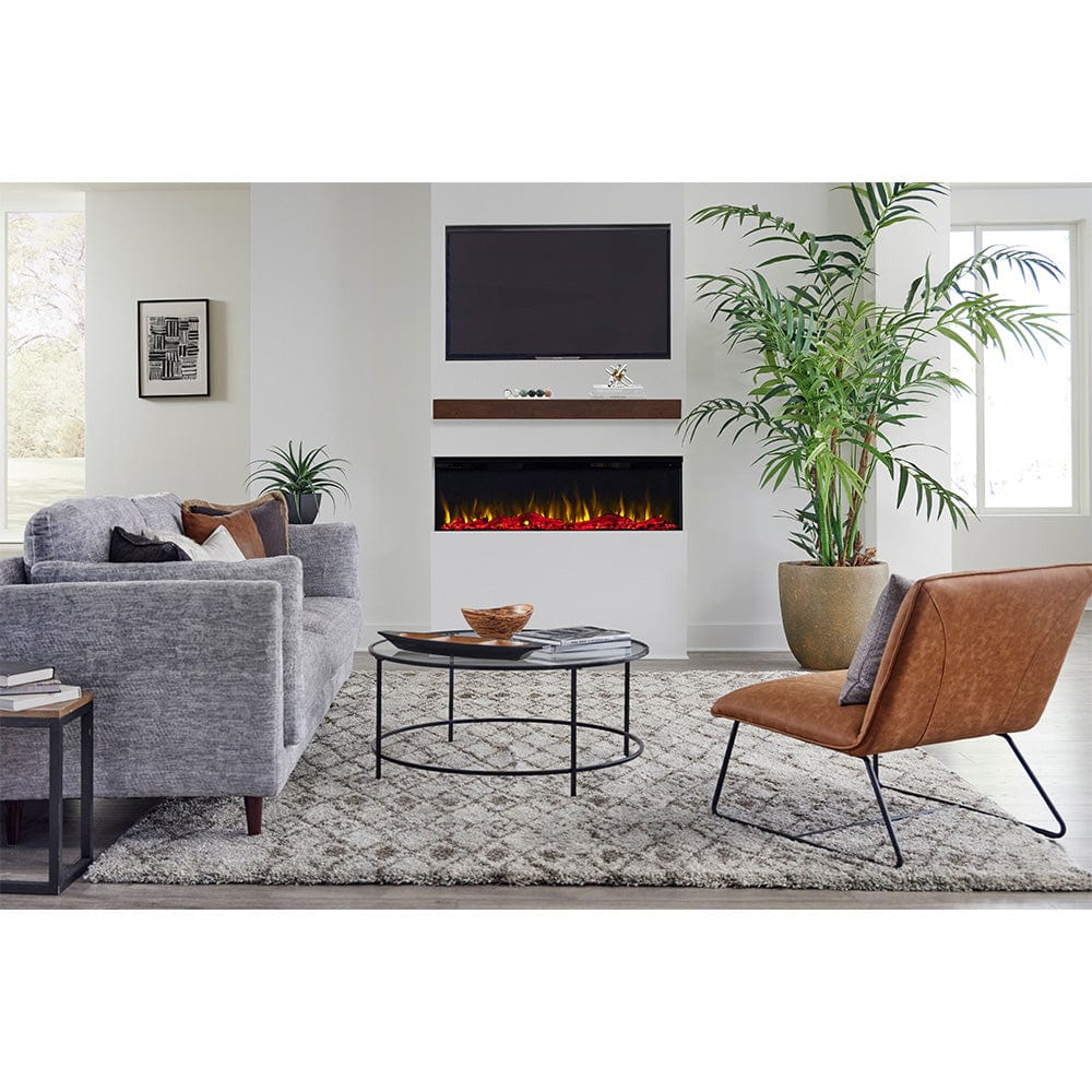 Espresso Touchstone Encase Floating Mantel room setting