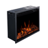 Touchstone Fireplug electric fireplace on an angle on white