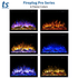 Touchstone Fireplug Pro Electric Fireplace Insert flame color graphic