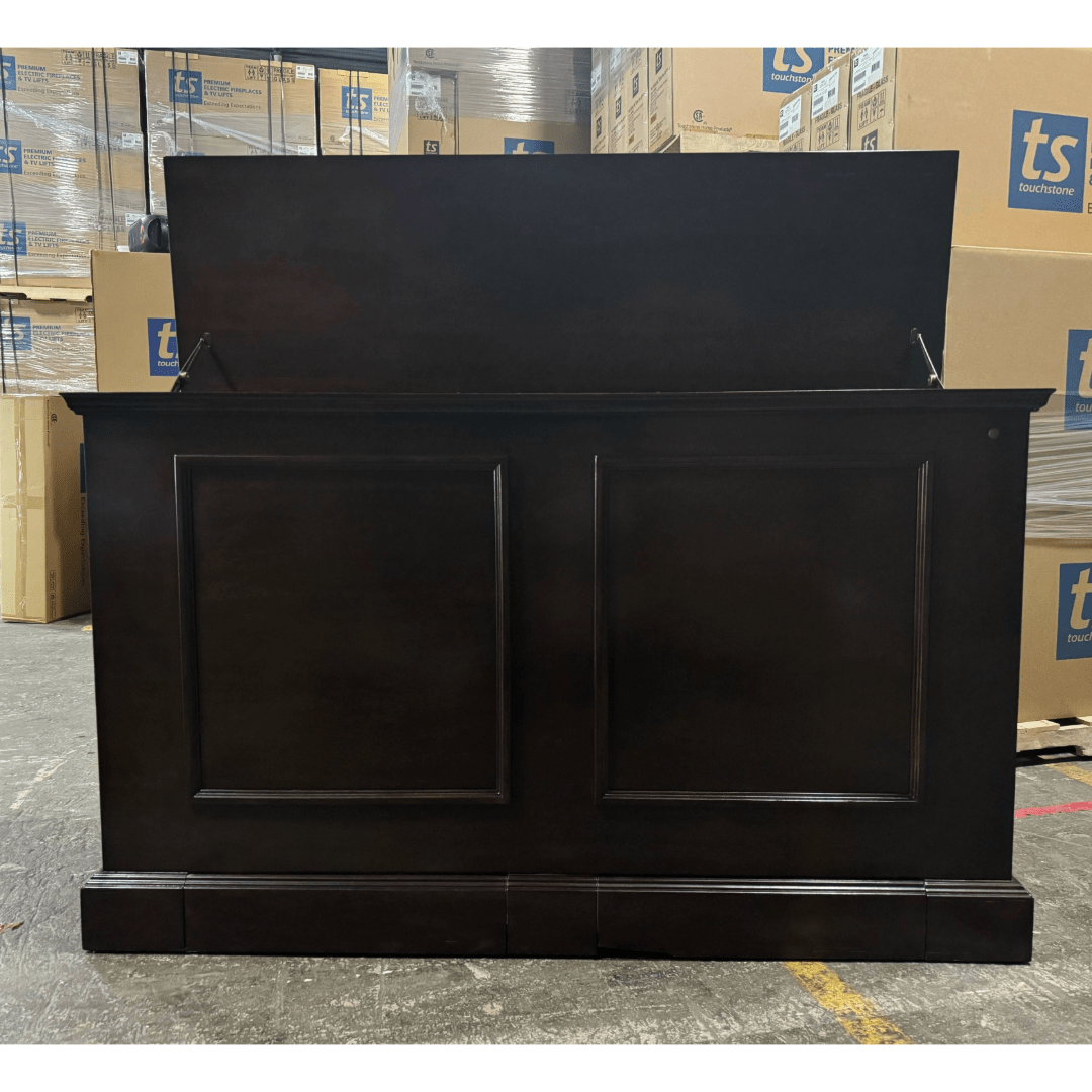 Grand Elevate open box cabinet photographed in the warehouse.