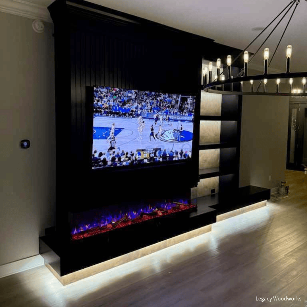 Touchstone Sideline Infinity 60 3 Sided Recessed Smart Electric Touchstone Sideline Infinity 60 3 Sided Recessed Smart Electric