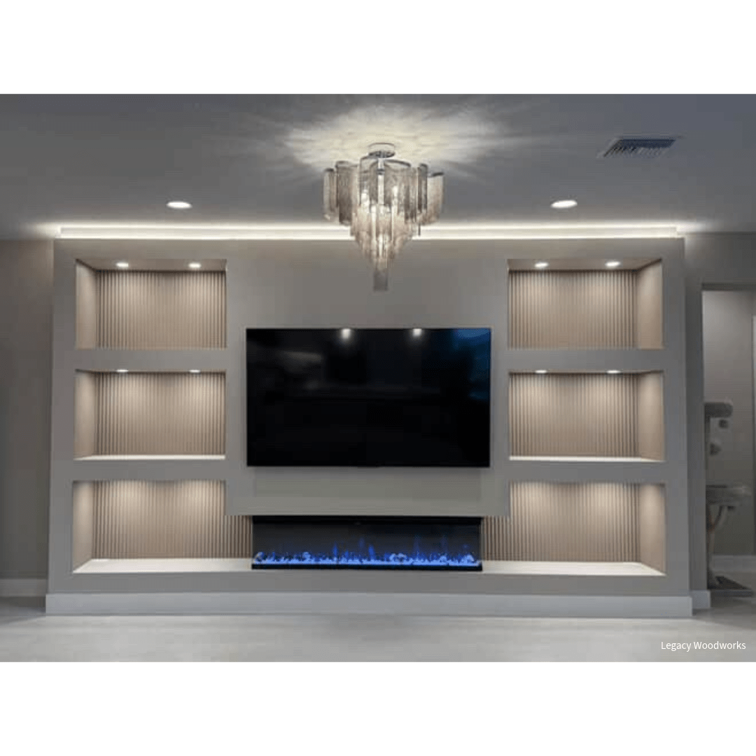 Legacy Woodworks Infinity Electric Fireplace Install