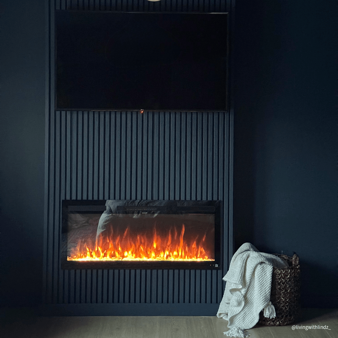 livingwithlindz_ install of the Fury Electric Fireplace