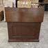 Touchstone Mini Elevate Smart TV Lift Cabinet in espresso finish photographed in the warehouse - showroom unit.
