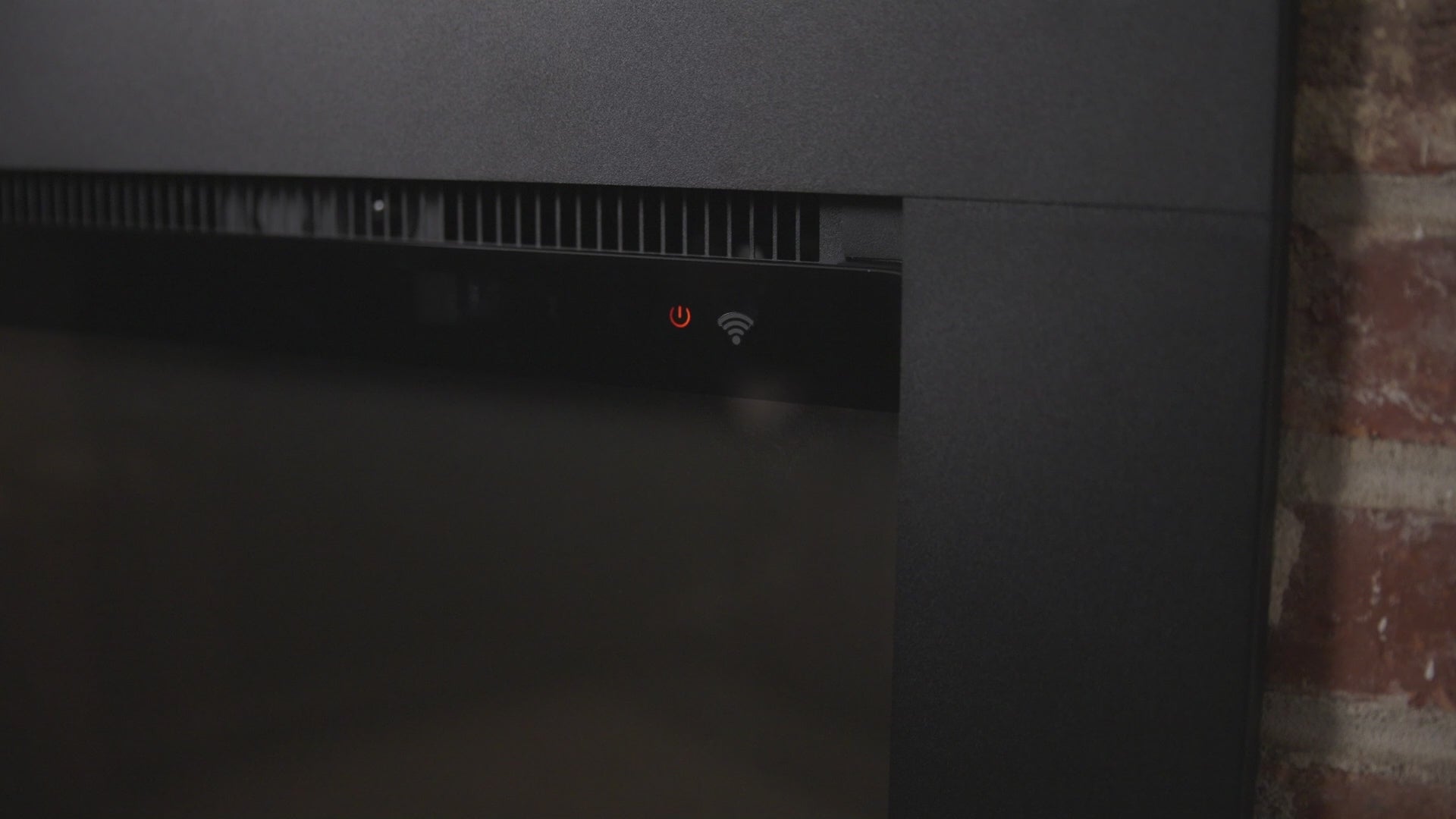 Touchstone Fireplug Pro Electric Fireplace video showing someone pressing each button on the control panel