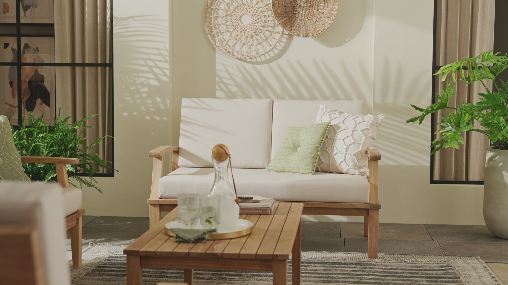 Touchtone Solena 2 Seat Sofa set lifestyle video