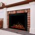 Touchstone Fireplug Pro electric fireplace shown installed in a living room