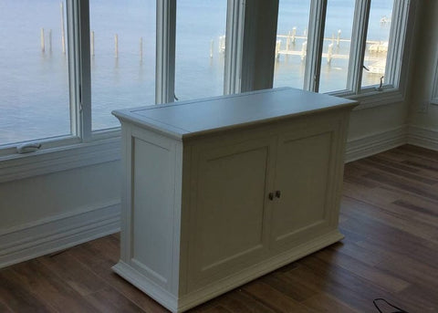 Touchstone Seaford TV Lift Cabinet in white finish
