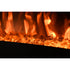 Smoked Glass Crystals 89044 in fireplace