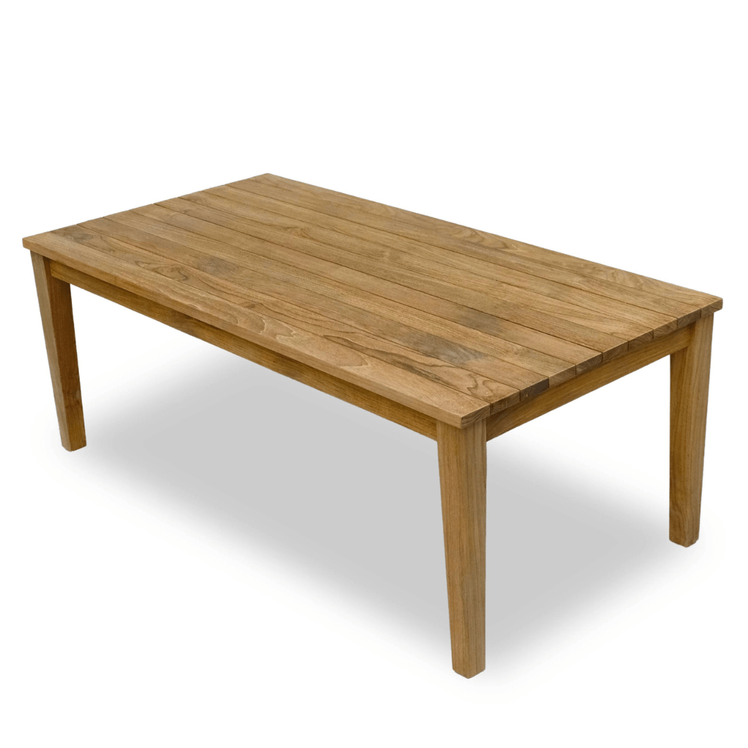 Touchstone Solena Teak Outdoor coffee table on white